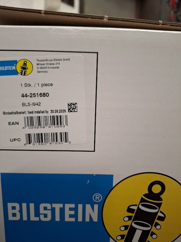 BILSTEIN  Ilmajousijalka 44-251680 oikea etu. Airmatic 2wd